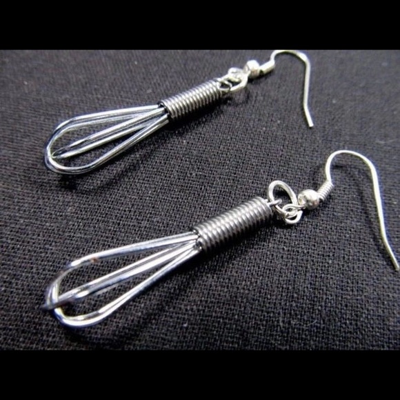 Cute Kitchen Whisks Earrings - Picture 1 of 1
